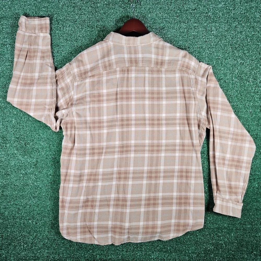 Vintage Ralph Lauren Polo Sport Sportsman Flannel Button Down / Mens Size Large - Picture 2 of 11